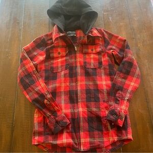 Empyre Red and Black Plaid Jacket